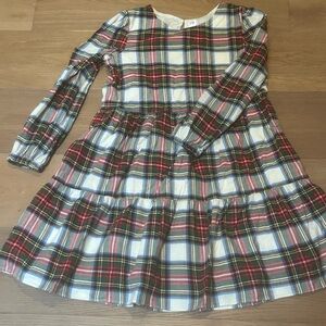 GAP Festive Plaid Kids Dress